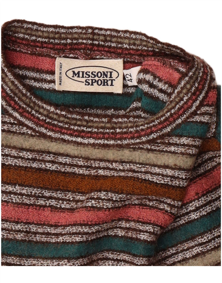 MISSONI SPORT Rochie Jumper Femei IT 42 Mediu Multicolore Dungi