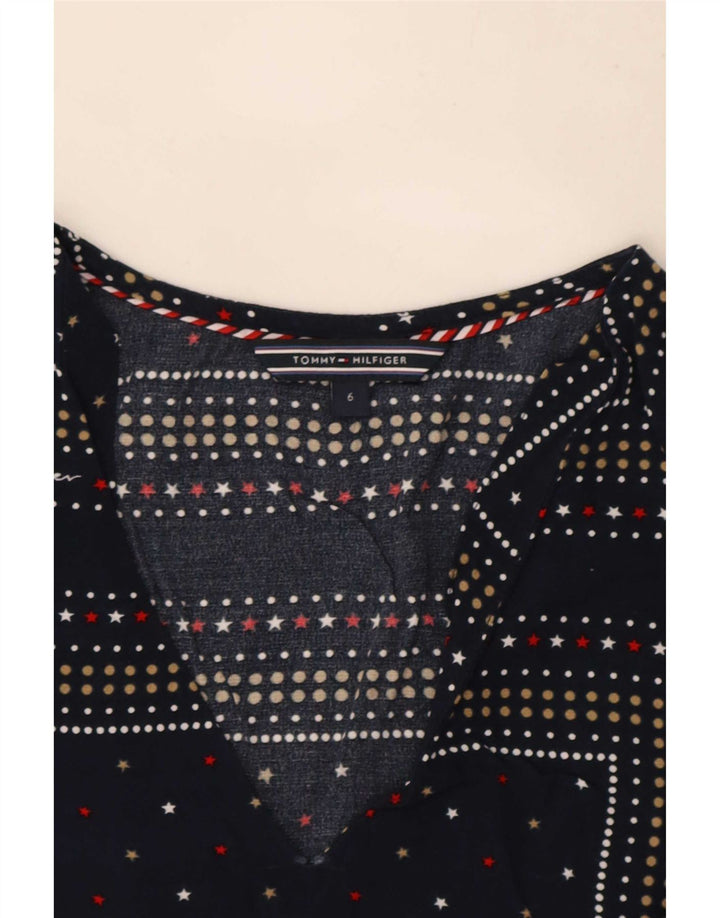 Bluză pentru femei Tommy Hilfiger Top US 6 Medium bleumarin pete