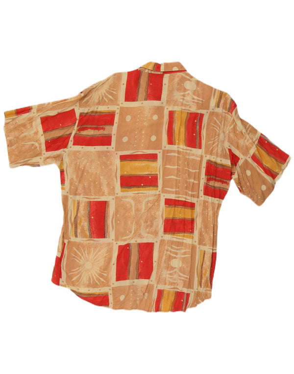 Cămașă cu mânecă scurtă pentru bărbați Kantaros, XL, multicoloră, viscoză
