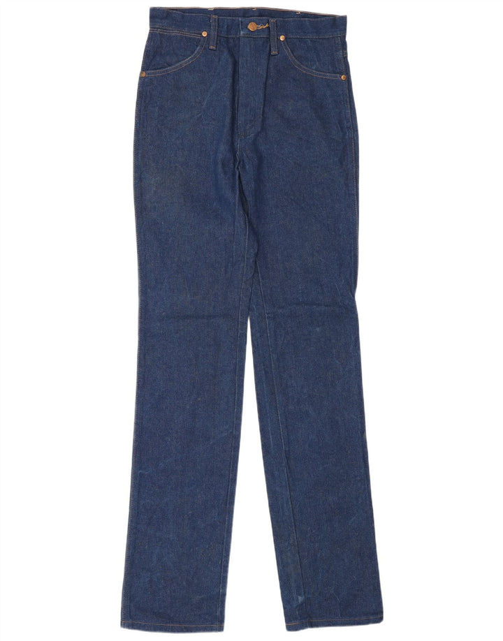 Blugi drepti pentru femei Wrangler W30 L36 Bumbac albastru