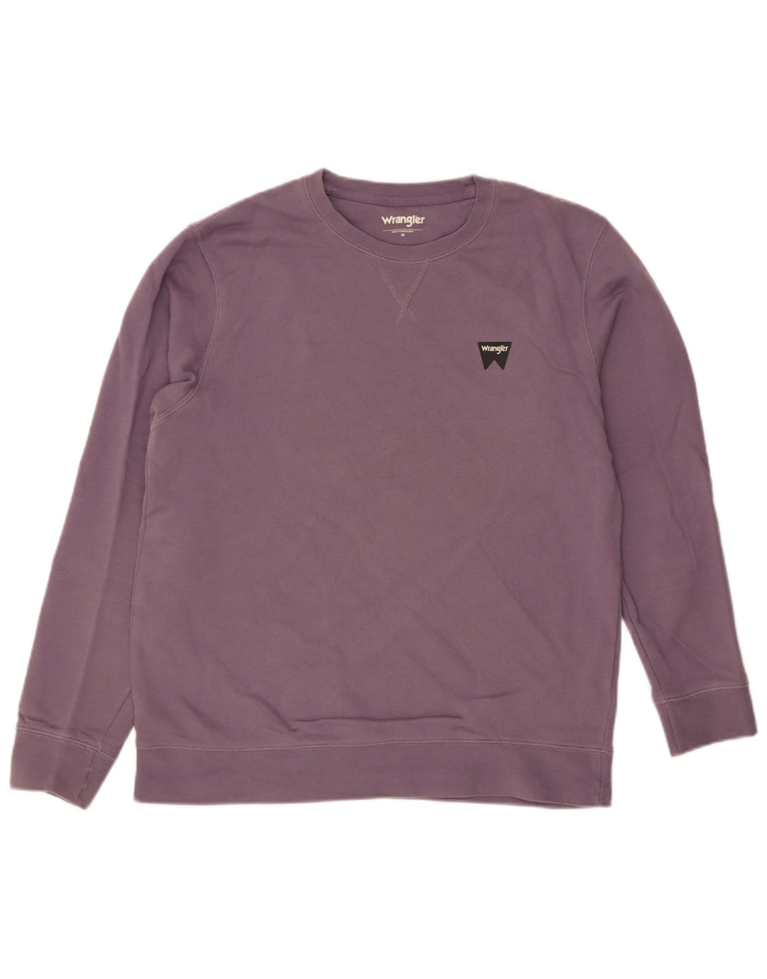 Pulover pentru bărbați Wrangler, bumbac violet mediu