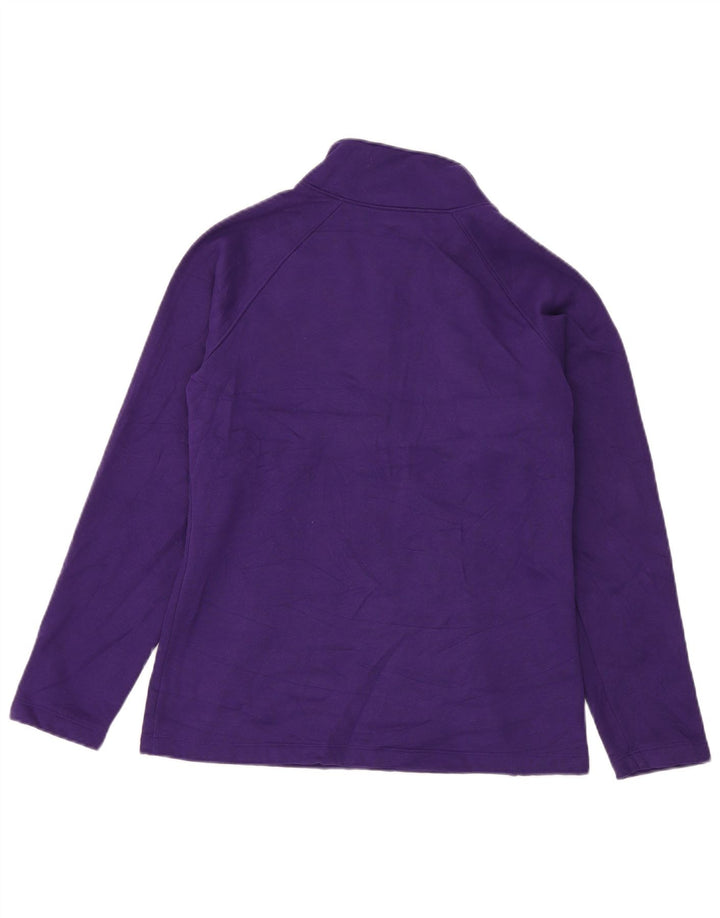 Pulover pentru femei Under Armour, cu fermoar și gât, UK 14, violet mediu