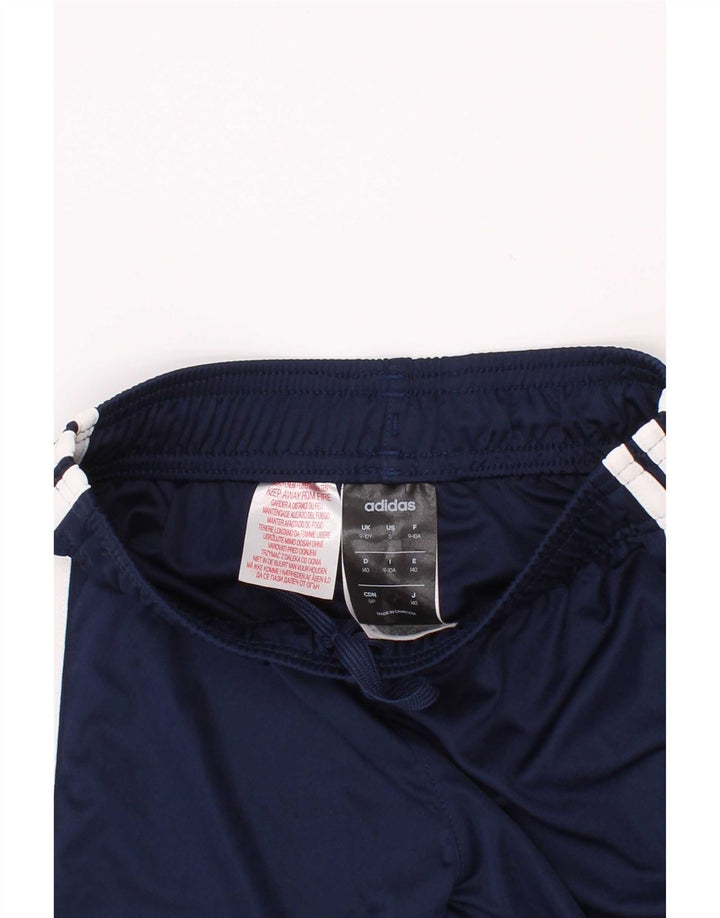 Pantaloni scurți sport Adidas Climalite pentru băieți 9-10 ani, albastru bleumarin, poliester