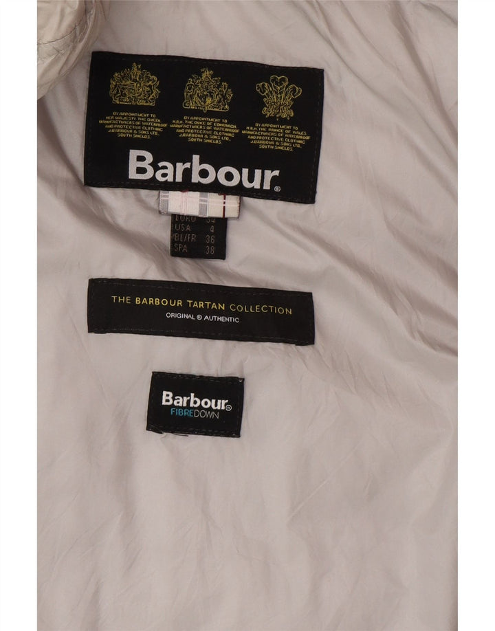Jachetă căptușită pentru femei BARBOUR US 4 Small Gri