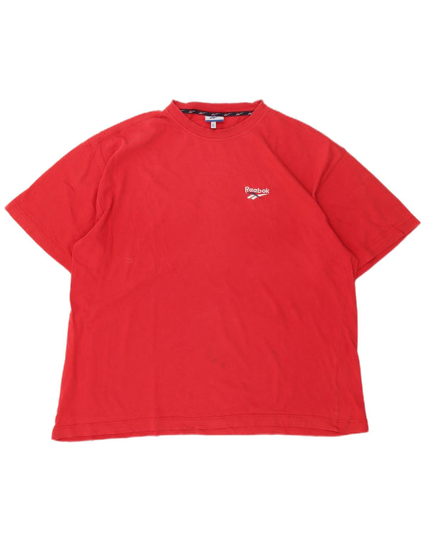 Tricou Reebok pentru bărbați Top mare bumbac roșu