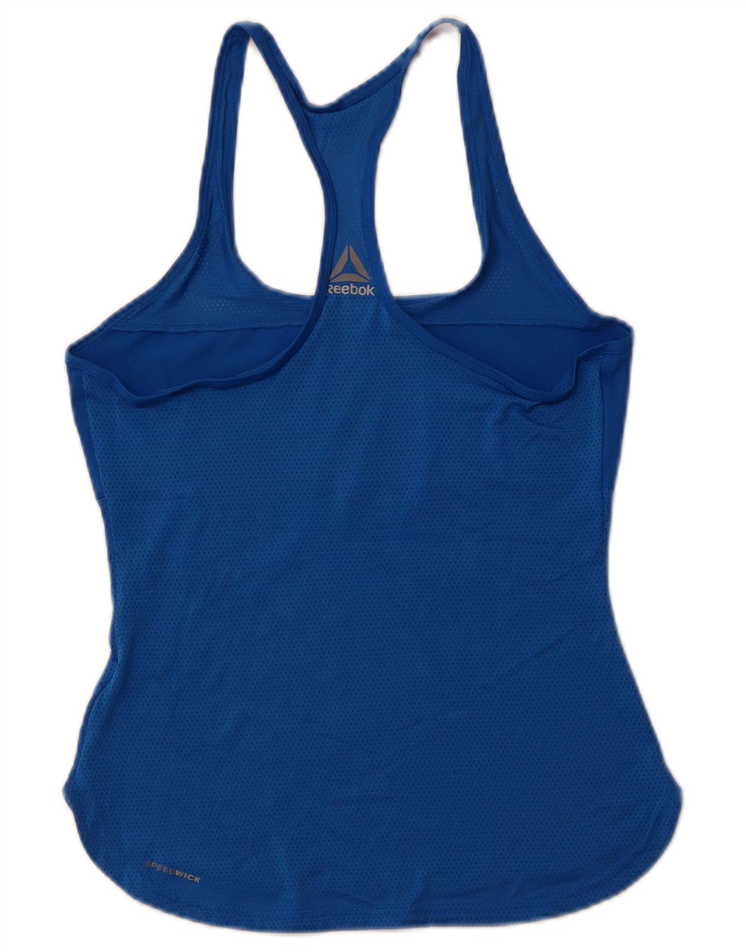 Top cu vestă grafică REEBOK pentru femei UK 8/10 Small Blue Sports