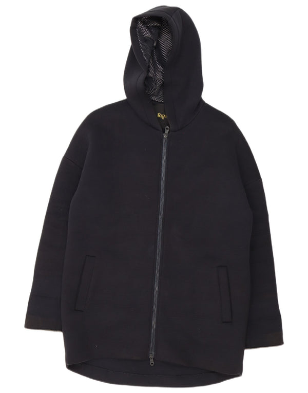 Refrigiwear Jachetă de vânt cu glugă supradimensionată pentru femei UK 6 XS Negru