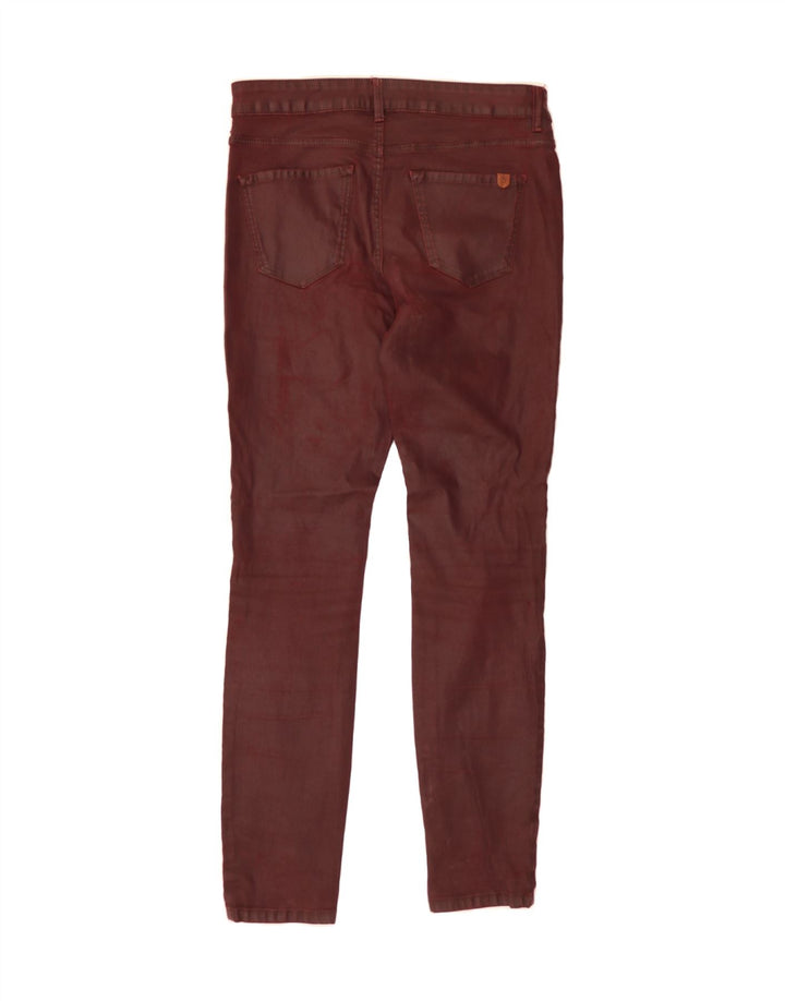 MASSIMO DUTTI Womens Skinny Jeans EU 40 Medium W30 L29 Maroon Cotton Vintage Massimo Dutti and Second-Hand Massimo Dutti from Messina Hembry 