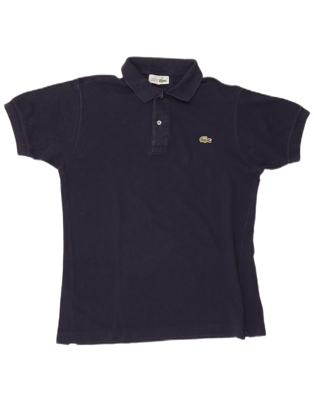 Tricou polo pentru bărbați LACOSTE Mărimea 4 Bumbac albastru bleumarin mediu