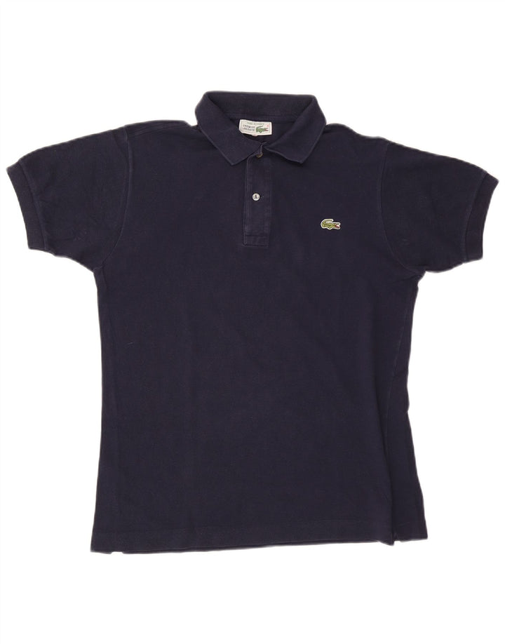 Tricou polo pentru bărbați LACOSTE Mărimea 4 Bumbac albastru bleumarin mediu