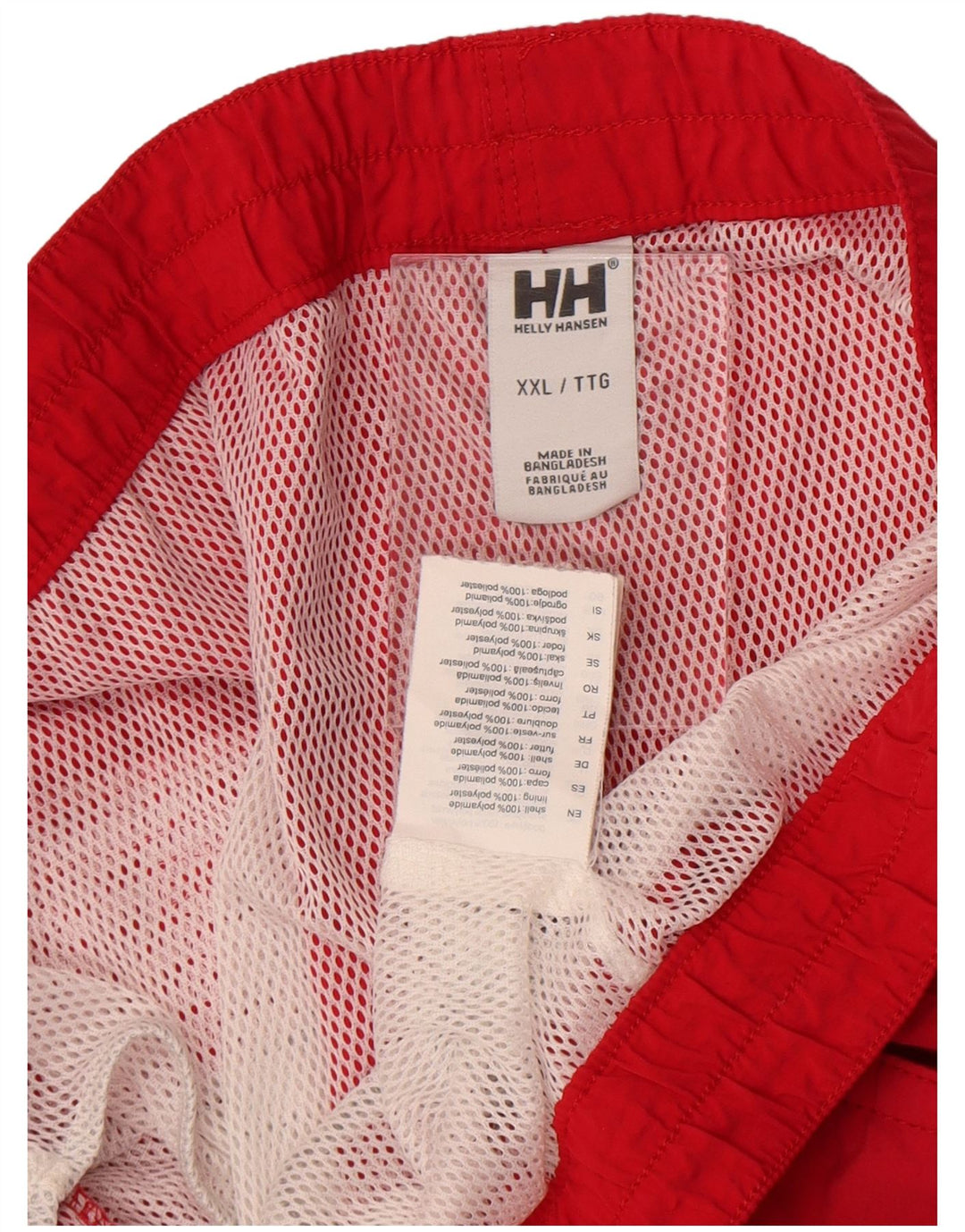 Pantaloni scurți de înot Helly Hansen pentru bărbați 2XL poliamidă roșie