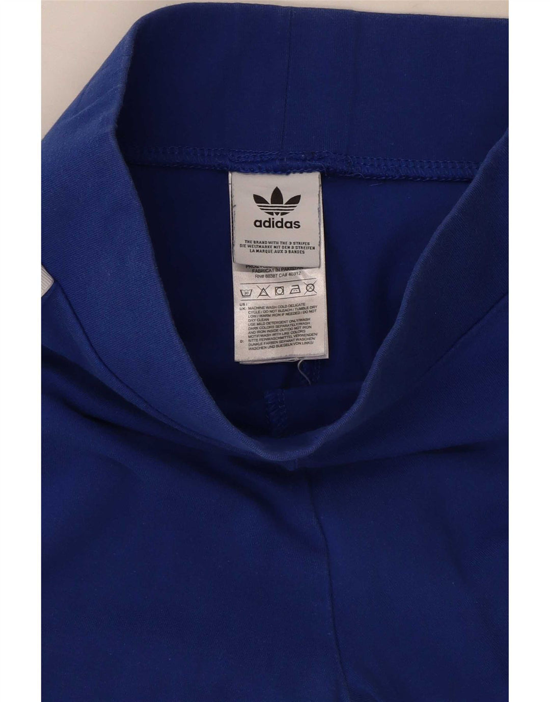 Leggings pentru femei Adidas UK 8 Small Blue Bumbac