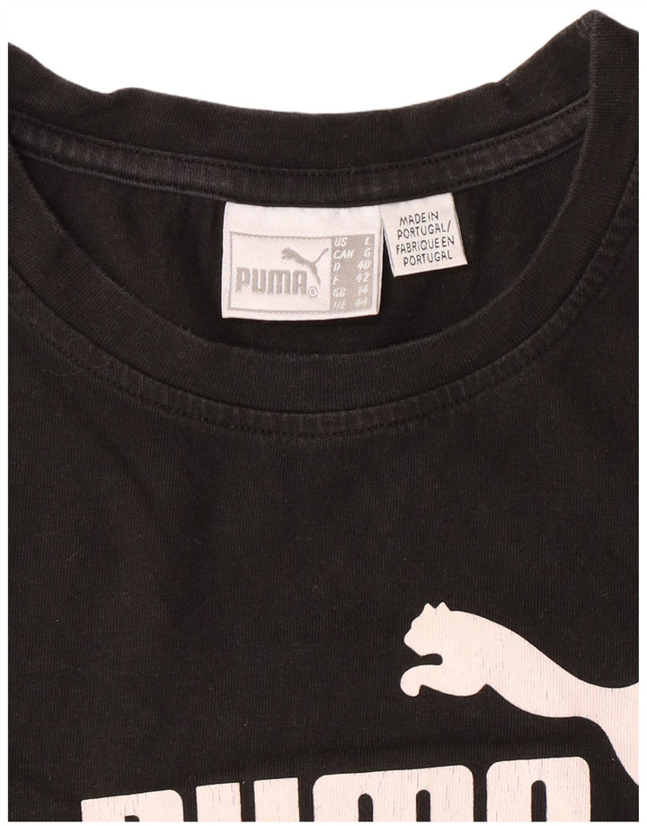 Tricou grafic PUMA pentru femei Top UK 14 Large Black