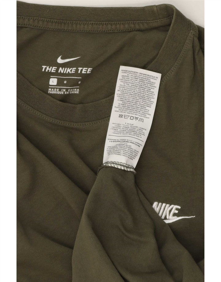 Tricou pentru bărbați Nike Top mare din bumbac kaki