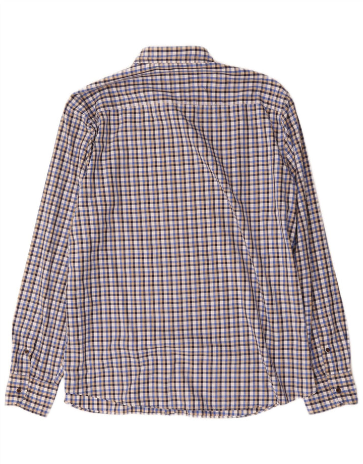 Cămașă Massimo Dutti pentru bărbați 2XL Blue Check