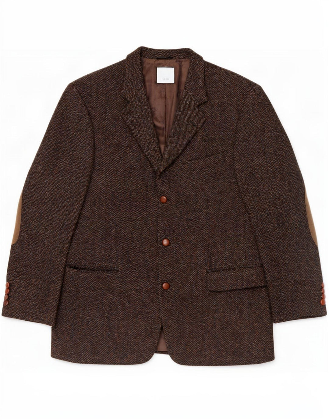 Jachetă pentru bărbați Harris Tweed Mario Barutti cu 3 nasturi IT 50 Maro mare