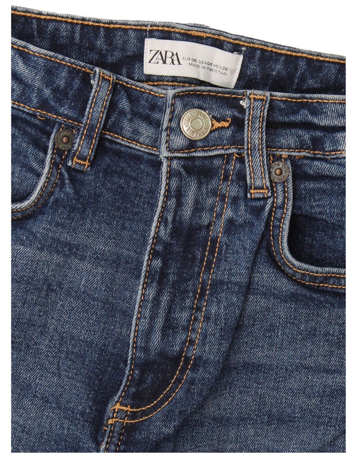 Blugi Zara Femei Bootcut EU 36 XS W26 L25 Bleumarin