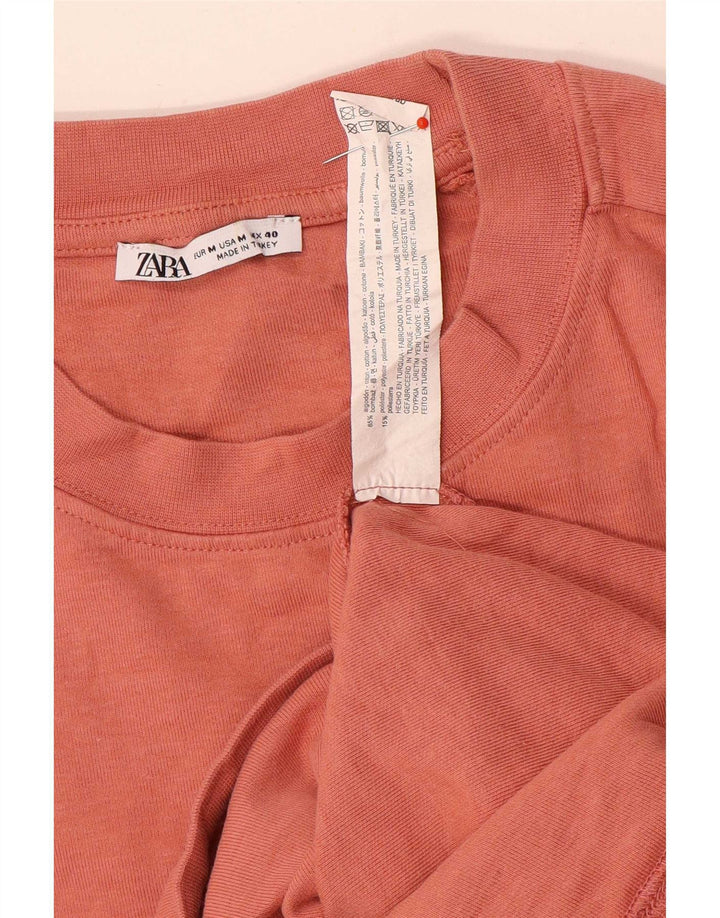 Tricou pentru bărbați Zara Top Bumbac Roșu Mediu