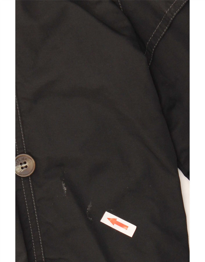 Trenci pentru femei PEPE Jeans UK 10 Bumbac negru mic