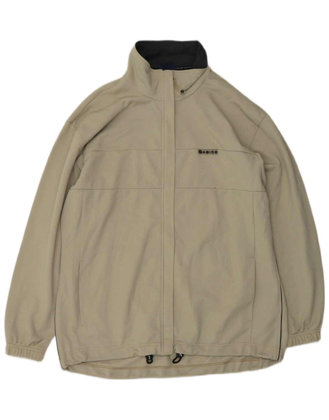 Jachetă de trening supradimensionată pentru femei Asics UK 18 XL poliester bej