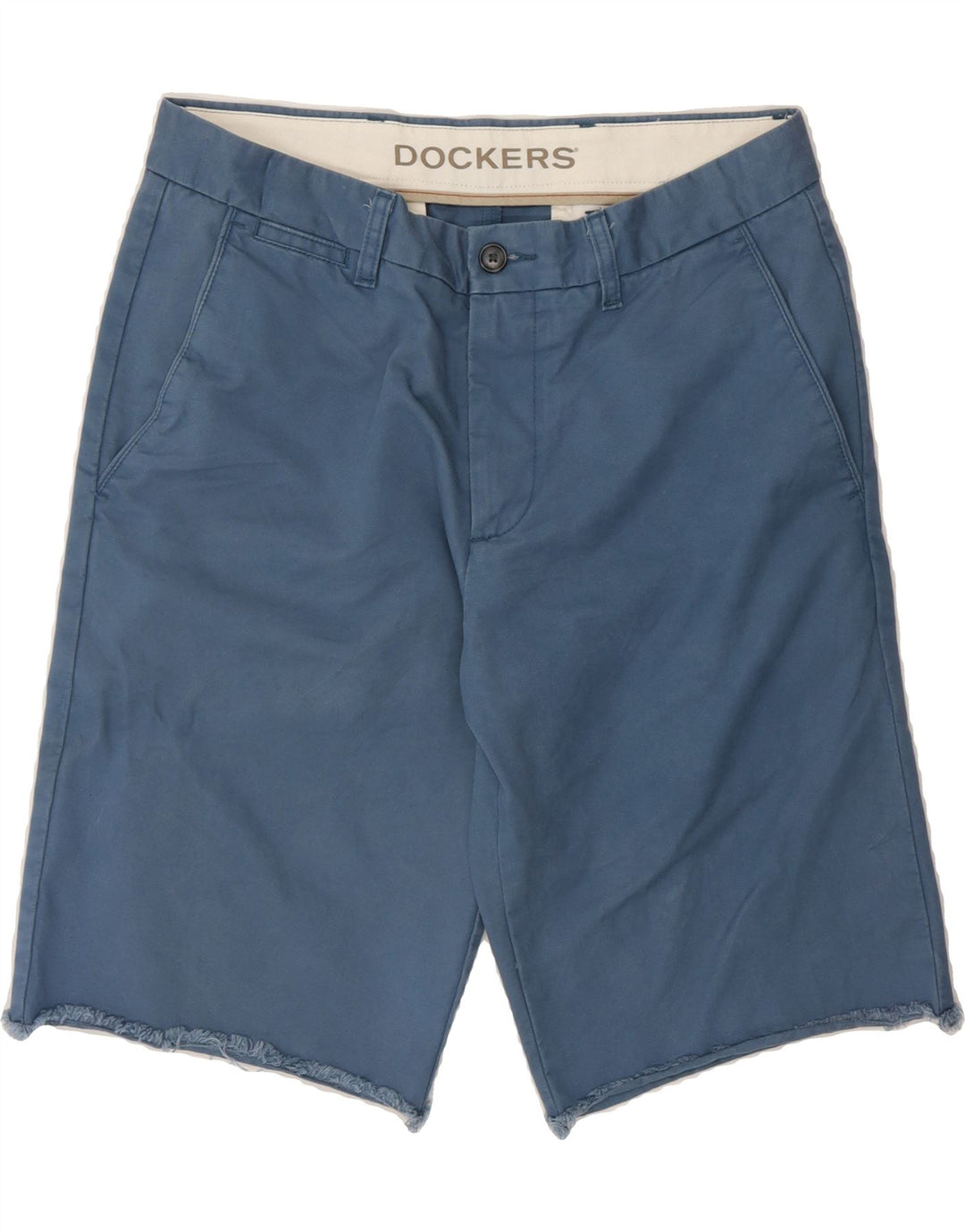 DOCKERS Mens Chino Shorts W32 Medium Blue Cotton Vintage Dockers and Second-Hand Dockers from Messina Hembry 