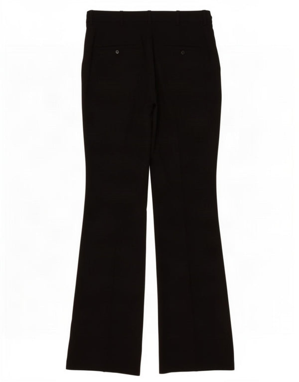 Pantaloni casual pentru femei Zara cu picioare late EU 36 XS L26 L33 Poliester negru