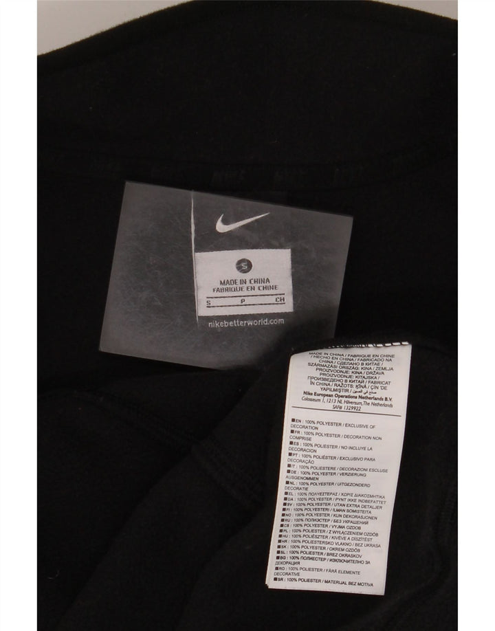 Jachetă Fleece NIKE pentru bărbați UK 36 Poliester negru mic