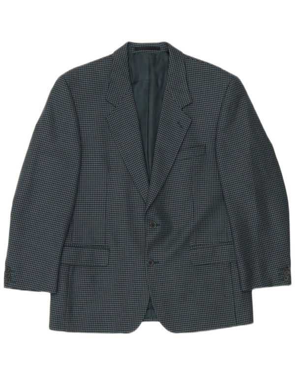Blazer pentru bărbați Douglas cu 2 nasturi, IT 50, verde mare, picior de găină