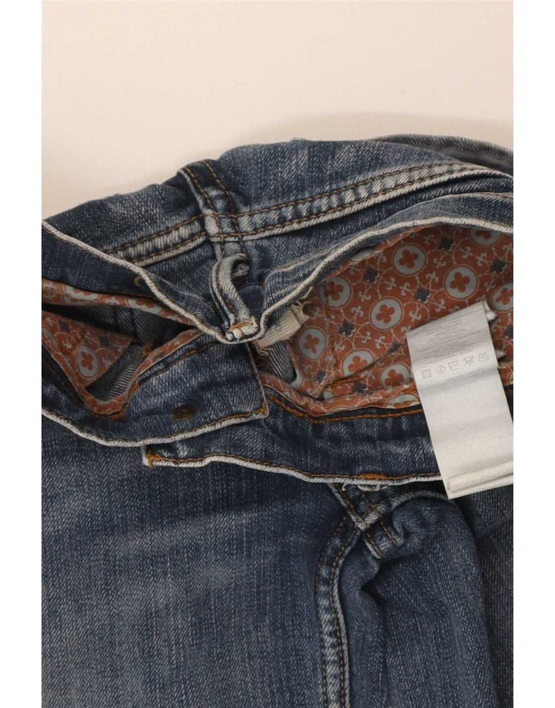 Blugi pentru femei Fishbone Bootcut W28 L33 Bumbac albastru