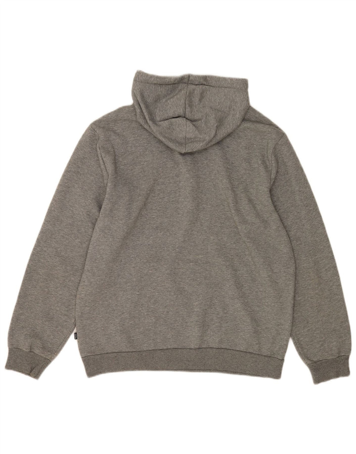 Pulover pentru bărbați Puma Graphic Hoodie, bumbac cu pete, gri mediu