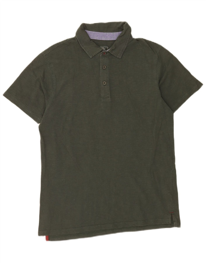 Tricou polo pentru bărbați Mountain Warehouse, bumbac verde mic