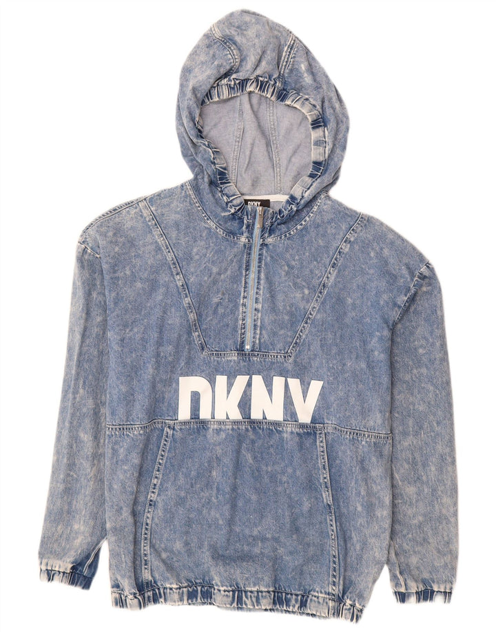 DKNY Băieți Pulover Grafic Jachetă Denim 15-16 Ani Bumbac Albastru Mediu