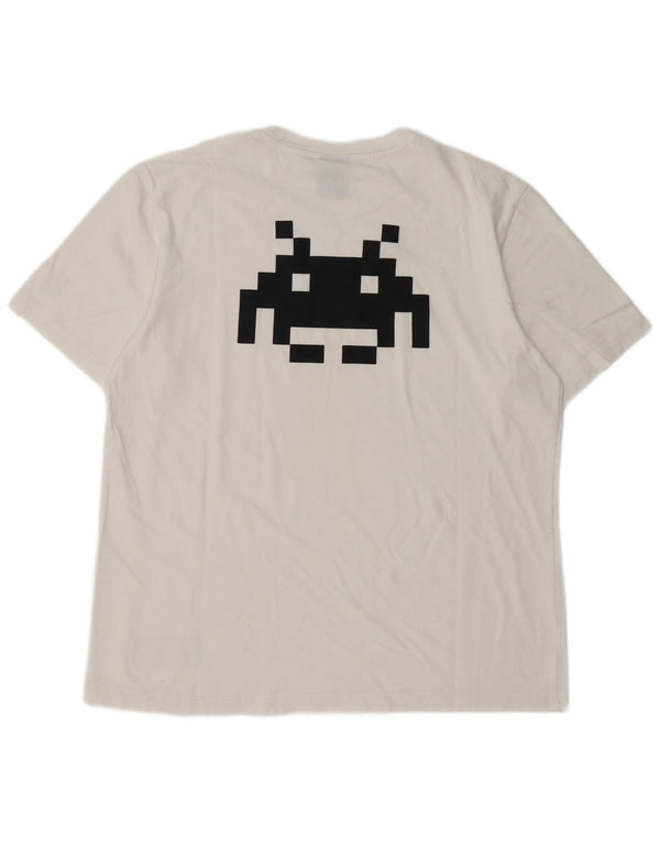 Tricou grafic Champion pentru bărbați Top mare alb