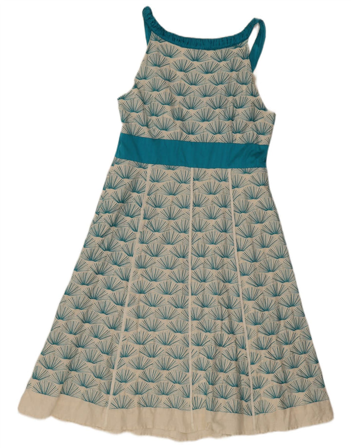 Rochie A-Line pentru femei Monsoon, model abstract, UK 16, mare, alb