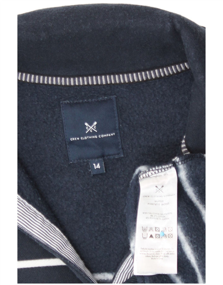 Crew Clothing Hanorac pentru femei Pulover UK 14 Mediu Bleumarin Nautic