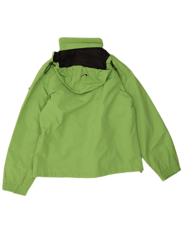 Jachetă Windbreaker cu glugă pentru femei Nike Clima-fit UK 18 XL Poliester verde