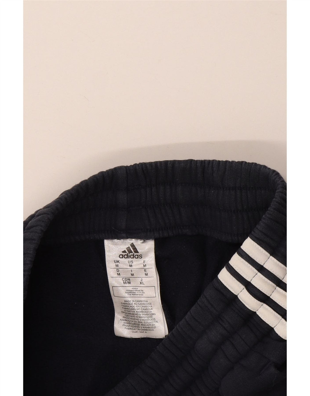 Pantaloni de trening pentru bărbați ADIDAS Pantaloni de jogging Mediu Bumbac bleumarin