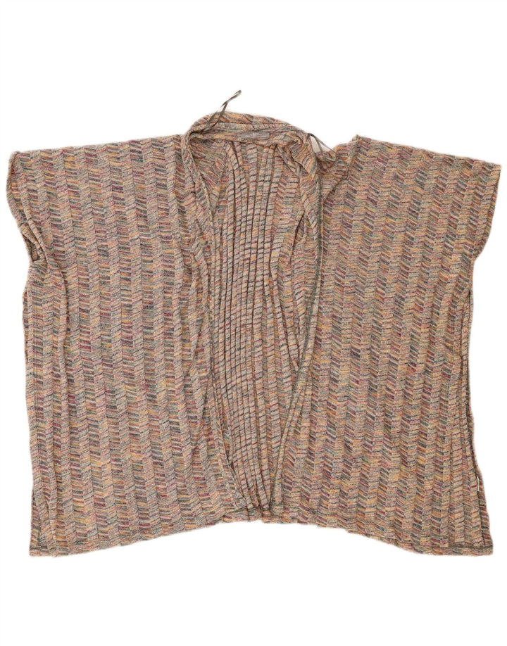 Pulover cardigan cu mânecă scurtă pentru femei Zara UK 12 Medium Multicolor