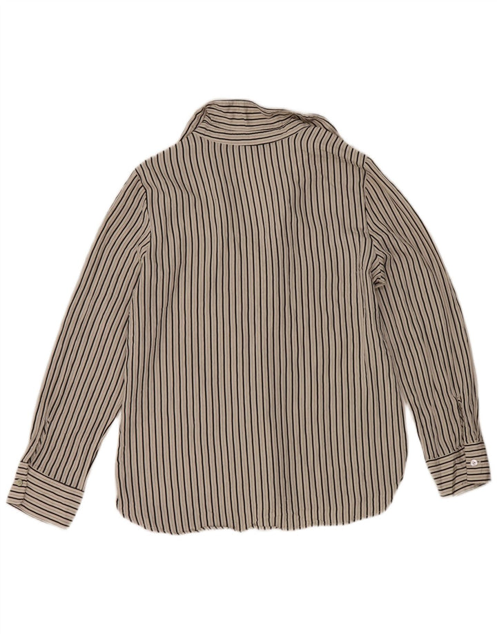 Cămașă pentru femei Zara UK 14 Medium Gri cu dungi