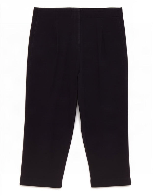 Pantaloni tăiați drept pentru femei Cos EU 44 2XL W36 L26 bumbac negru