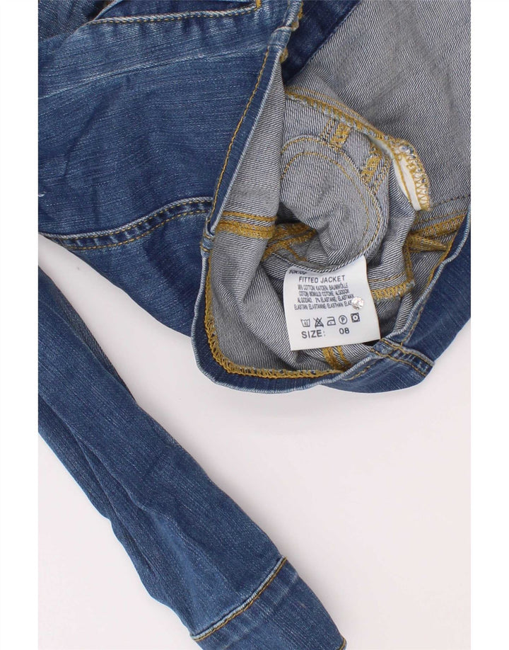 Jachetă Lee Fete Denim 7-8 Ani XS Bumbac Albastru
