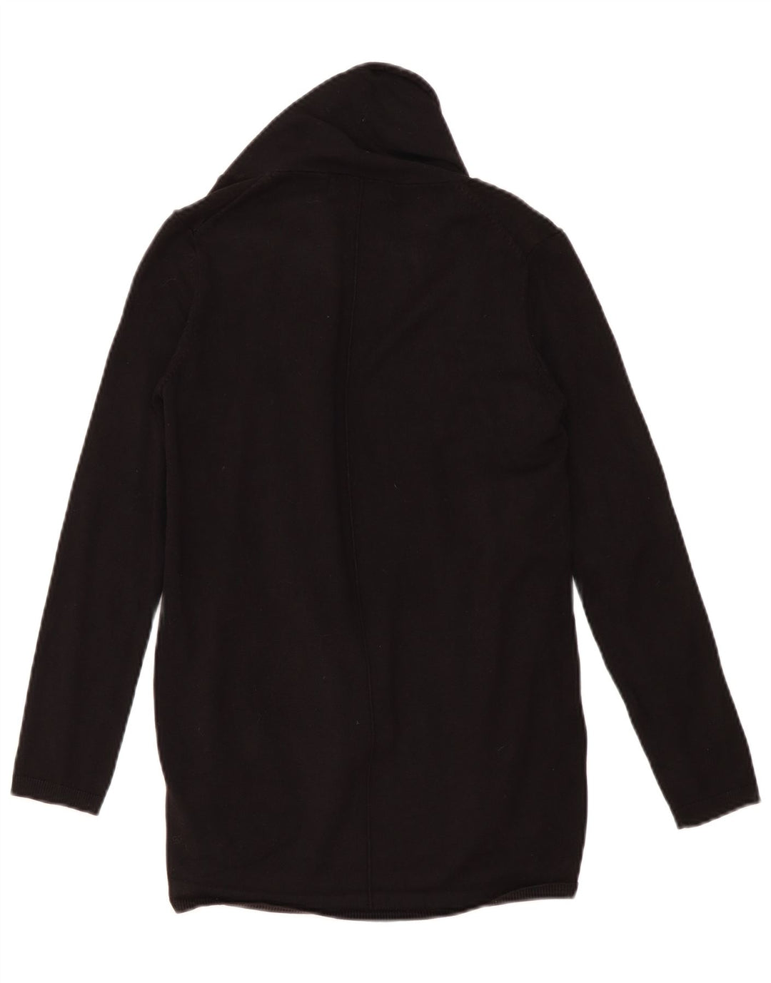 Pulover cardigan deschis pentru femei Zara UK 12 Medium Negru