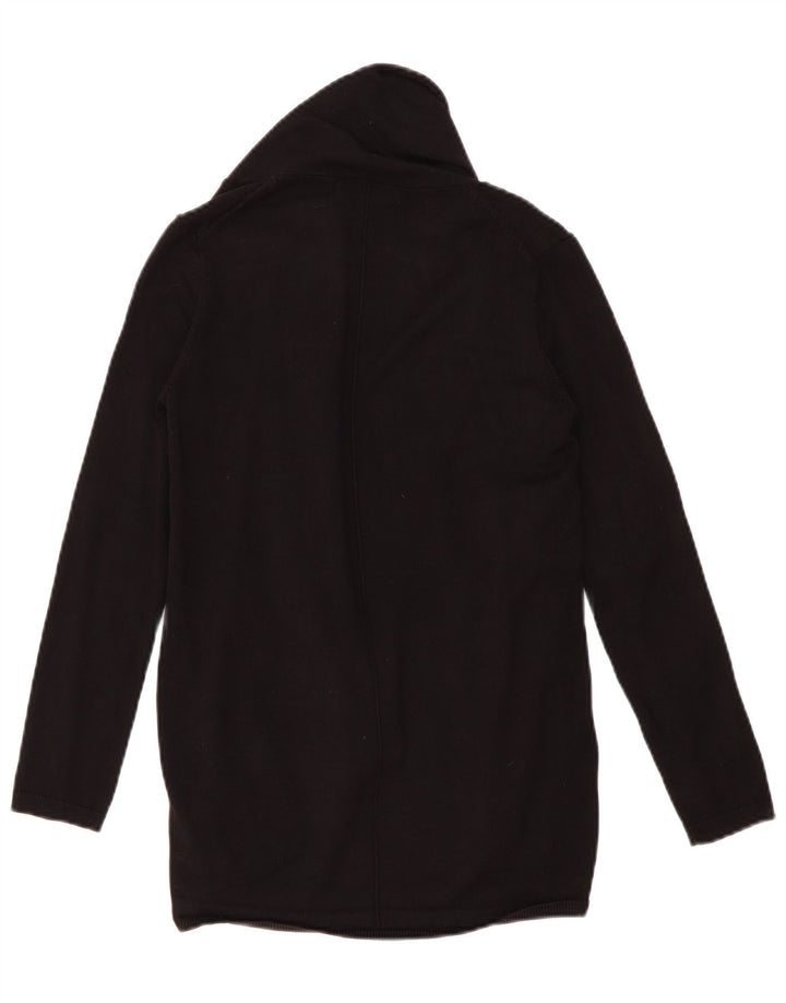 Pulover cardigan deschis pentru femei Zara UK 12 Medium Negru