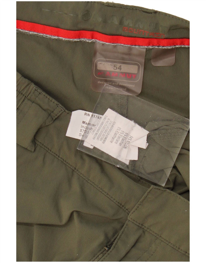 MAMMUT Pantaloni drepți pentru drumeții pentru bărbați IT 54 2XL W36 L32 Kaki Nailon
