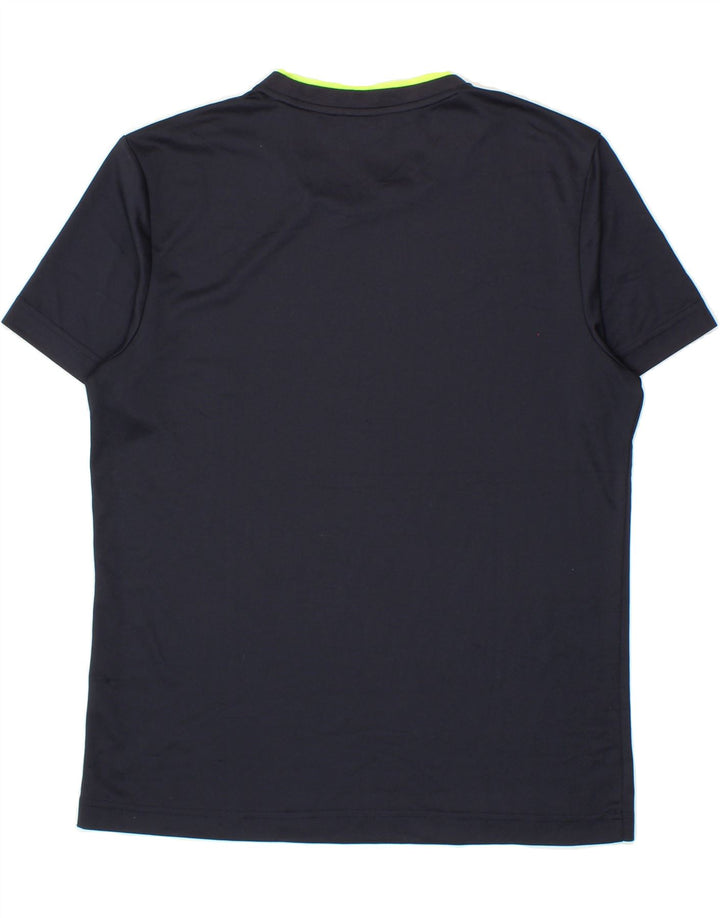 LOTTO Mens Graphic T-Shirt Top Medium Navy Blue Vintage Lotto and Second-Hand Lotto from Messina Hembry 