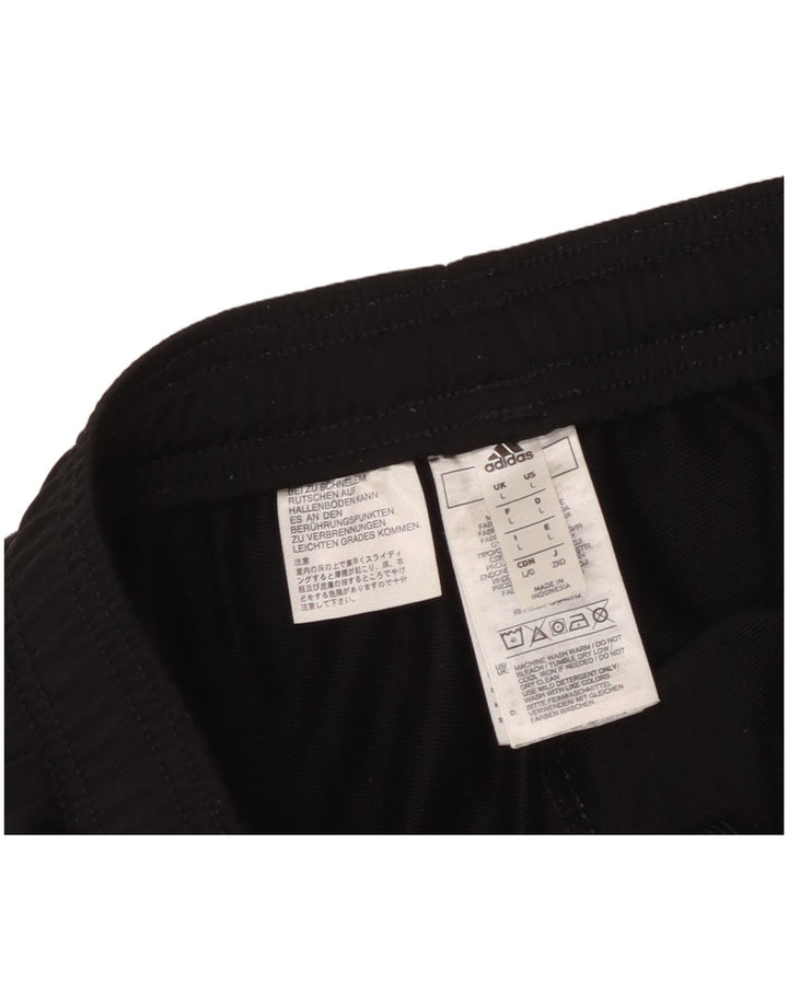 Pantaloni de trening Adidas pentru bărbați Joggeri mari, negru, poliester