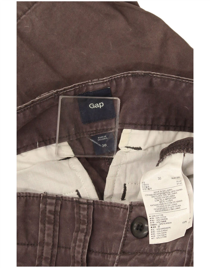 Pantaloni cargo Gap pentru bărbați Capri W30 L22 bumbac gri