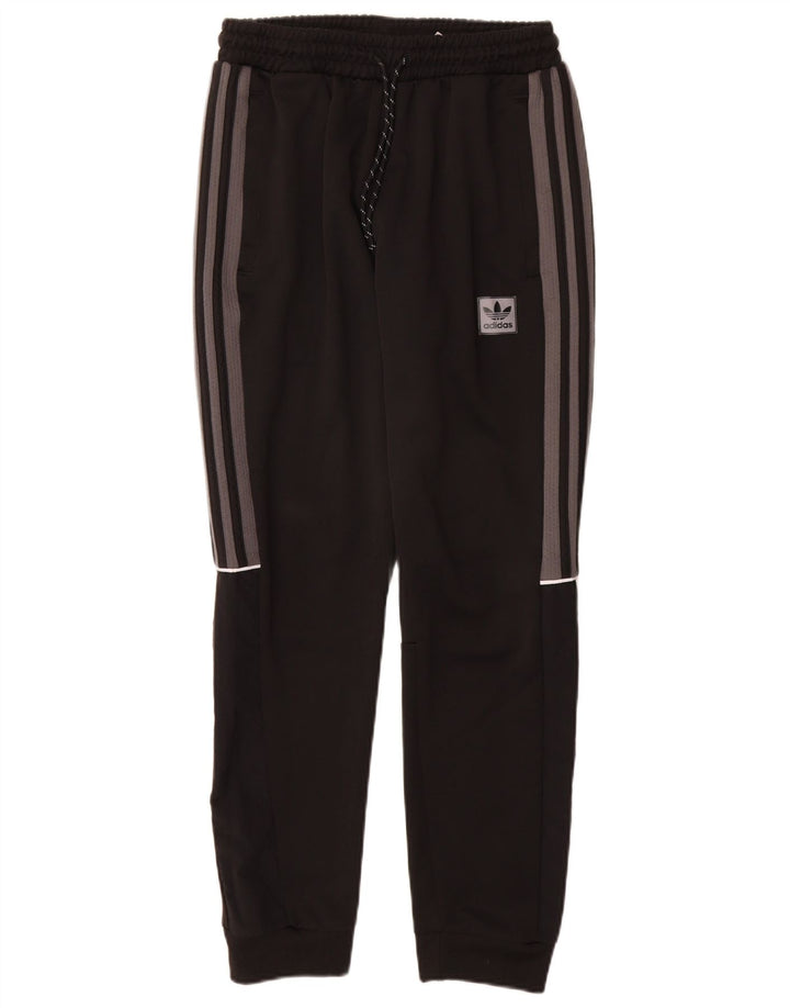 Pantaloni de trening Adidas pentru bărbați Joggeri poliester mediu negru