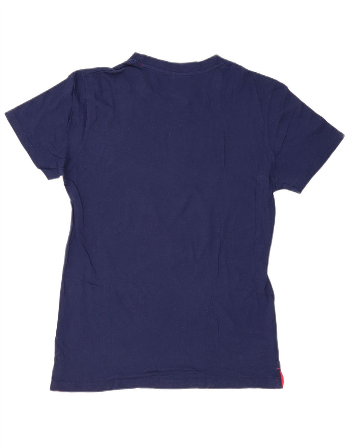 Tricou Umbro pentru bărbați Top mare din bumbac bleumarin