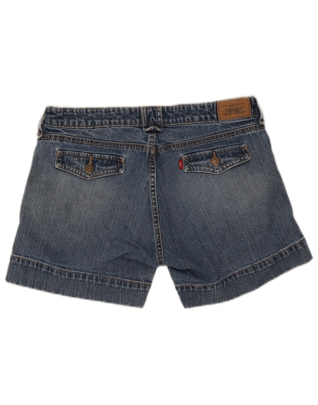 Pantaloni scurți din blugi pentru femei LEVI'S 545 US 10 Large W32 Blue Bumbac
